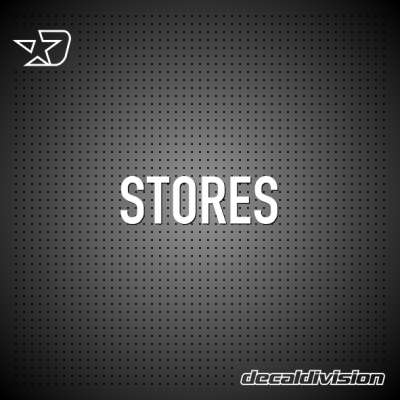 Stores Lettering Sticker